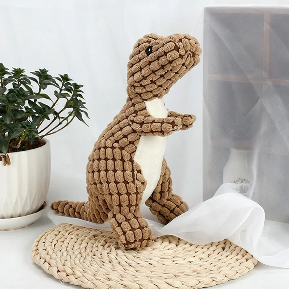 Plush Dino Buddy – Chew & Snuggle Toy
