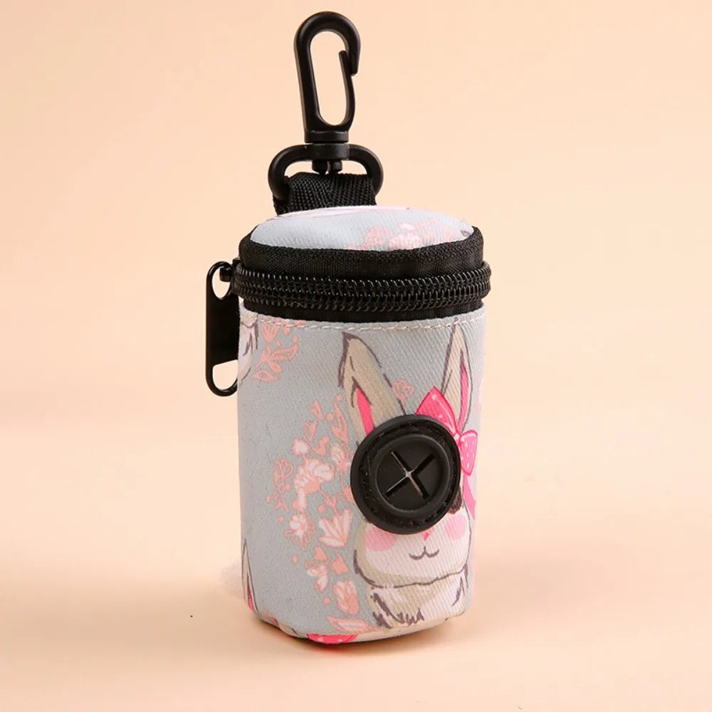 Zippered Dog Poop Bag Holder – Portable & Convenient