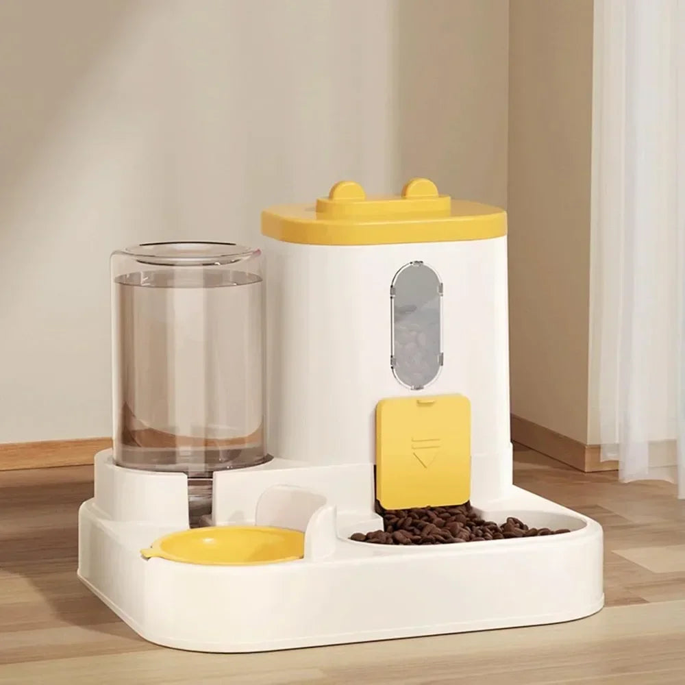 2-in-1 Automatic Feeder & Water Station
