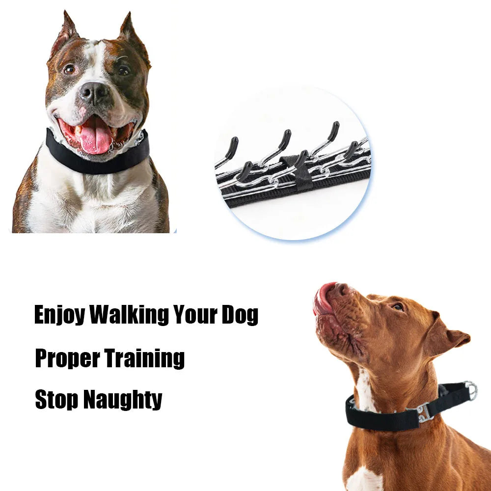 Steel Spike Chain Dog Training Collar